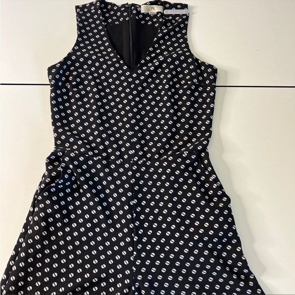 Michael kors black and white jumpsuit 0